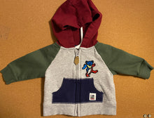 Load image into Gallery viewer, Grateful Dead Patch Flannel - NB Terrapin Turtle Marching Bear Flannels Baby Size New Born