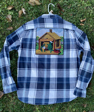 Load image into Gallery viewer, Grateful Dead Patch Flannel - Sz L Terrapin Turtles Marching Bear Flannels Free Shipping Hoodie
