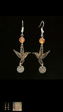 Load image into Gallery viewer, Birdsong Earrings - Bird Earrings Hypoallergenic Hummingbird Jewelry