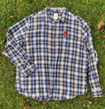 Load image into Gallery viewer, Grateful Dead Flannel - XXL Garcia Cats Patch Marching Bear - Free Shipping Hoodie