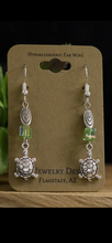 Load image into Gallery viewer, Turtle Earrings - Hypoallergenic Twin Turtle Earrings - Grateful Dead Jewelry Earrings