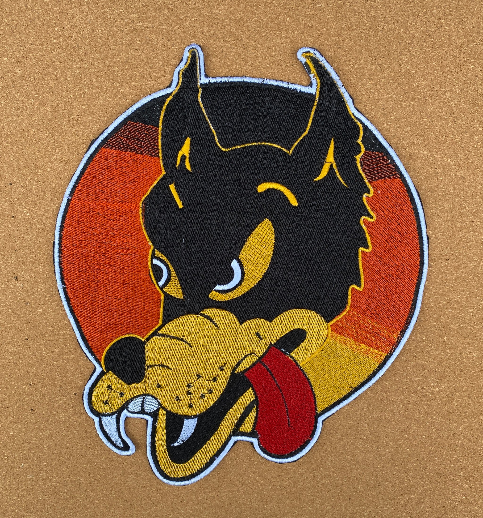 Grateful Dead Patch - Large Wolf Jerry Garcia Patches - XL Hoodie