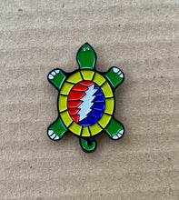 Load image into Gallery viewer, Grateful Dead Hat Pin - Terrapin Turtle Lightning Bolt - Grateful Dead Pins
