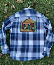 Load image into Gallery viewer, Grateful Dead Patch Flannel - Sz L Terrapin Turtles Marching Bear Flannels Free Shipping Hoodie
