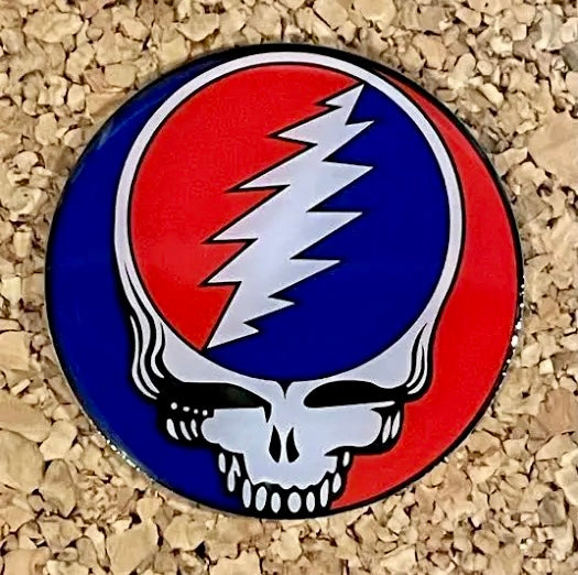 Grateful Dead Metal Sticker - 3