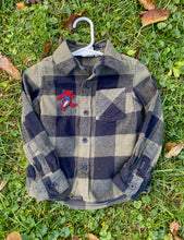 Load image into Gallery viewer, Grateful Dead Patch Flannel - 2T Terrapin Turtle Marching Bear Flannels 2 Years Baby
