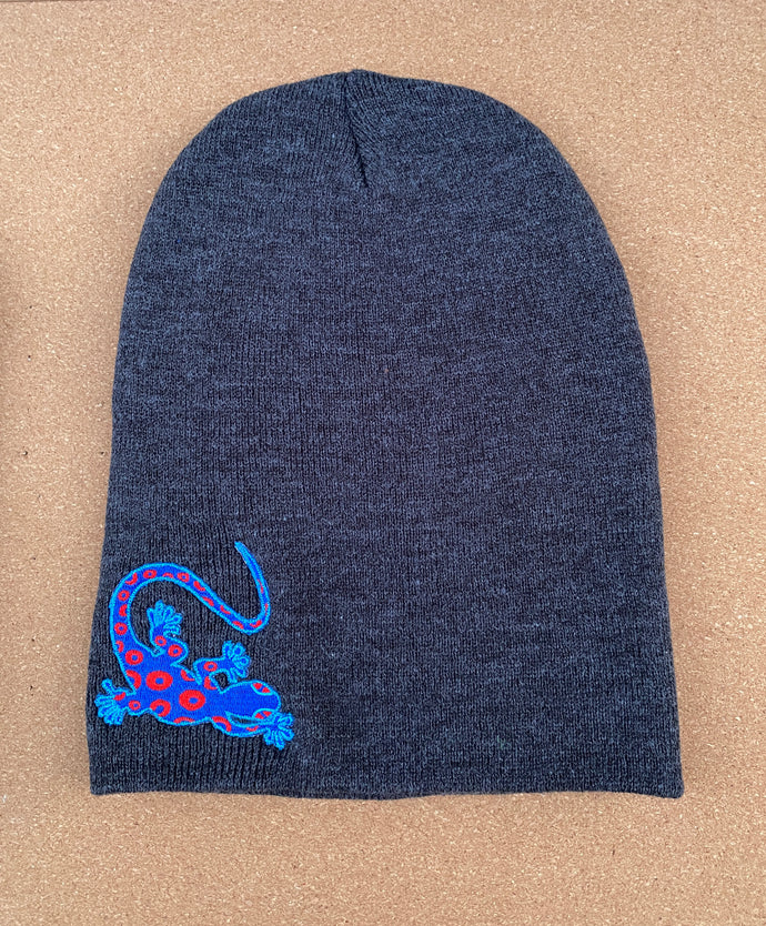 Phish Hat Lizard Beanie Hat - Lizard Patch with Phish Donuts - Winter Hats