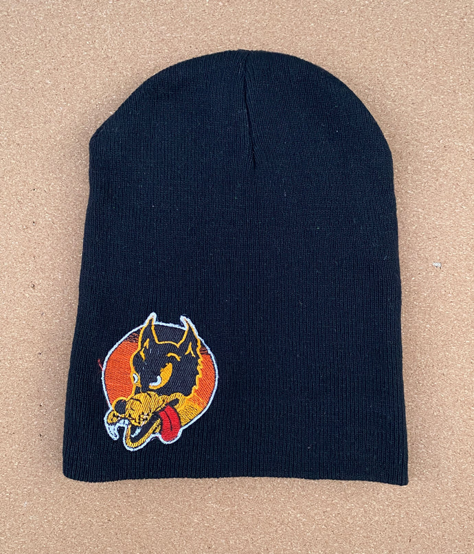 Grateful Dead Hat - Wolf Beanie Jerry Garcia Guitar Patch - Winter Hats