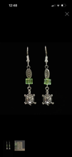 Load image into Gallery viewer, Turtle Earrings - Hypoallergenic Twin Turtle Earrings - Grateful Dead Jewelry Earrings

