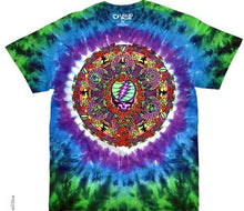 Load image into Gallery viewer, Grateful Dead T-Shirt - Celtic Print w/Tie Dye ~ Steal Your Face ~ Dancing Bears &amp; Turtles ~ Liquid Blue Print~ T Shirt
