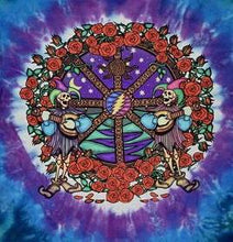 Load image into Gallery viewer, Grateful Dead T-Shirt - Celtic Print w/Tie Dye ~ Steal Your Face ~ Dancing Bears &amp; Turtles ~ Liquid Blue Print~ T Shirt
