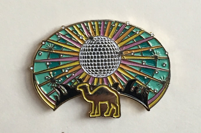 Camel Walk Phish Hat Pin  - 1 1/2” Tall - 2 Pin Posts - Licensed - Disco Ball