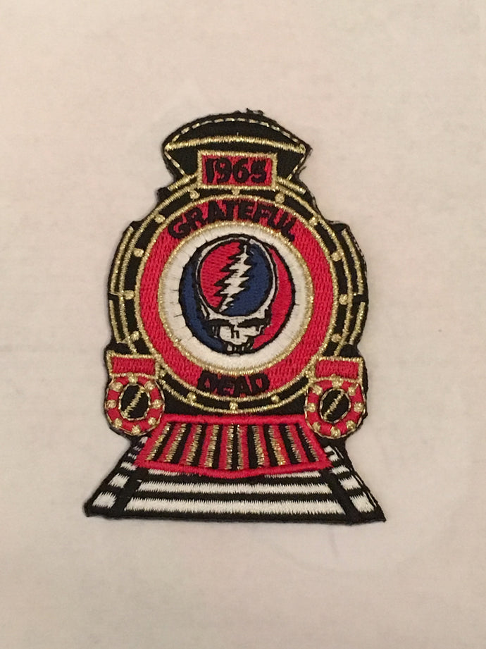 Grateful Dead Train Patch - Steal Your Face Train Iron On Patches - Licensed GD Products