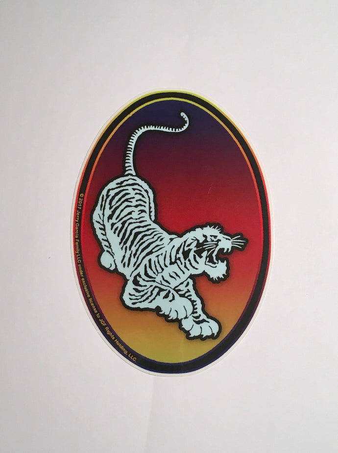 Grateful Dead Sticker - Jerry Garcia Guitar Stickers - Garcia Tiger Sticker