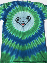 Load image into Gallery viewer, Grateful Dead T-Shirt - Around the World w/ Flag Bears &amp; Earth ~ Throwing Stones Lyrics Tie Dye T Shirt - GDP Products
