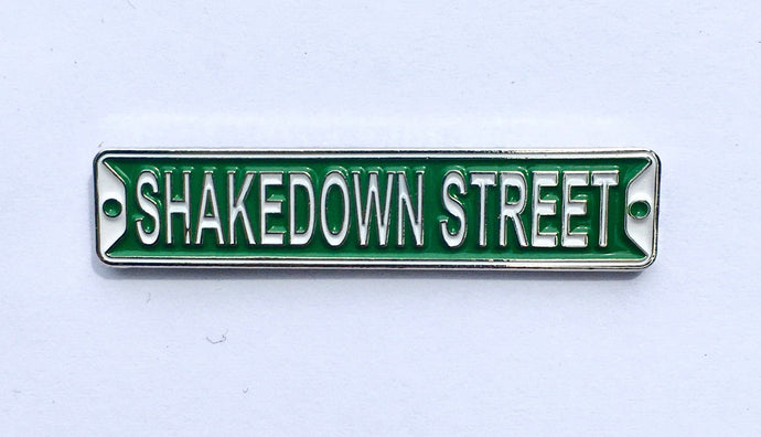 Grateful Dead Pin - Shakedown Street - 3/8” x 1 1/2” Double Posts - Hat Pins