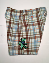 Load image into Gallery viewer, Grateful Dead 3/6 M Baby Shorts ~ Dancing Bears in Green - Pressed &amp; Sewn - Mint Condition 3M 6M 3 6 Months Boy Girl Shorts
