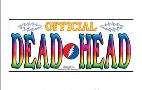 Grateful Dead Sticker -Dead Head Stickers - Lightning Bolt   Grateful Dead Stickers