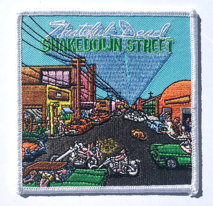 Grateful Dead Patch - Shakedown Street 3” Album Iron On Patch - Full Color and GDP Licensed