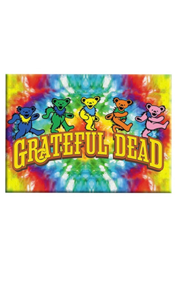 Grateful Dead Magnets- Dancing Bears 4x3” Magnet- 2cm Thick -Marching Bear - GDP Steal Stealie Print & Quality