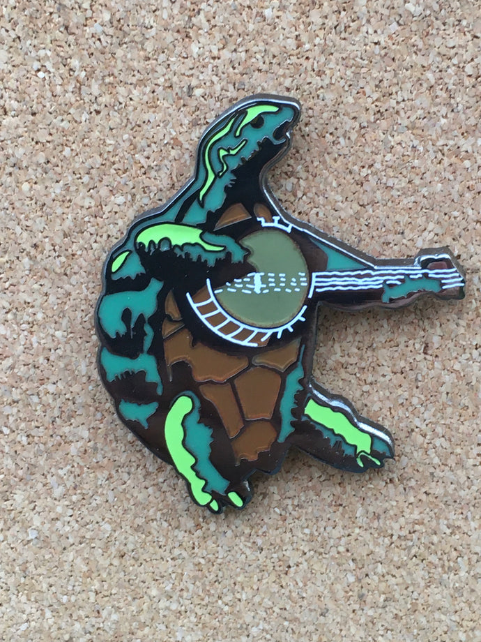 Grateful Dead Pin - Turtle Hat Pins - Terrapin Banjo Grateful Dead Hat Pins