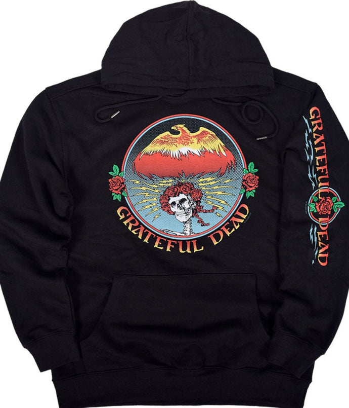 Grateful Dead Hoodie - Bertha - Eagle Print Hoodies - Roses -Skeleton -Gildan GDP