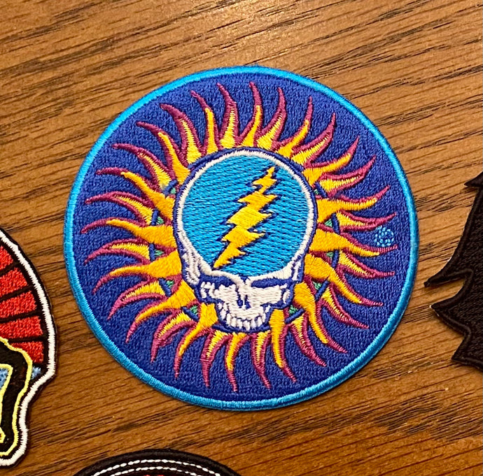 Grateful Dead Patch - Steal Your Face - Sun Burst - 3 inch Grateful Dead Patches