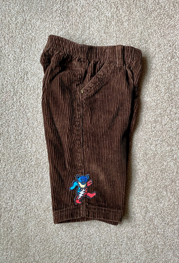 Grateful Dead Baby Pants - 6 Months Carters Cord Dancing Bear Patches 6 M