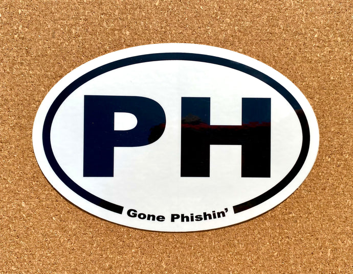 Phish Sticker - Gone Phishin - UV Weather Proof Vinyl Phish Lot Stickers