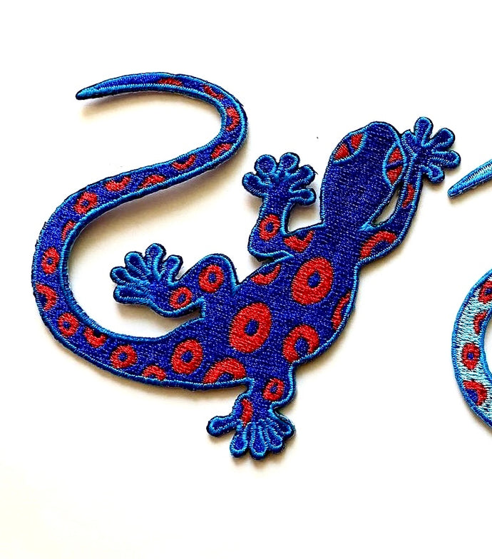 Phish Lizard Patch - Donut Pattern Crawling Lizard - Phish Donut Patches