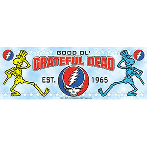 Grateful Dead Sticker - Dancing Skeletons - Steal Your Face - Good Ol Grateful Dead Stickers