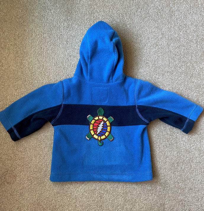 Grateful Dead Baby Hoodie 6-9 Months Zip Collar Terrapin Turtle Kids Hoodies 6 9 M