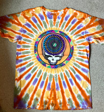 Load image into Gallery viewer, Grateful Dead T Shirt - Steal Your Face Tie Dye - Vintage Print From GD Products T-Shirt
