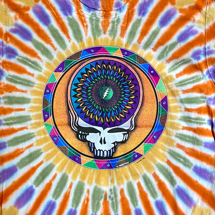 Grateful Dead T Shirt - Steal Your Face Tie Dye - Vintage Print From GD Products T-Shirt