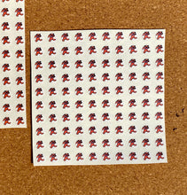 Load image into Gallery viewer, Grateful Dead Sticker - Party Sheet Red Dancing Bears - Tiny Mini Stickers
