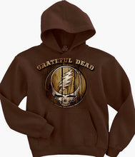 Load image into Gallery viewer, Grateful Dead Hoodie - Steal Your Face - Wooden Art Print XXL Size - Liquid Blue
