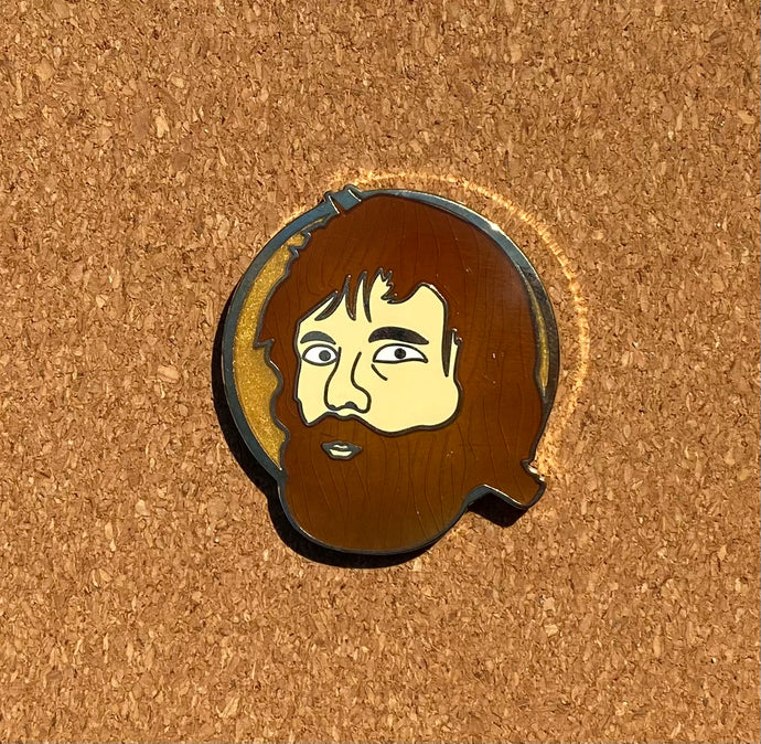 Grateful Dead Hat Pin - Brent Fan Art Pin - 1 1/2” Tall - Rockstar Pins