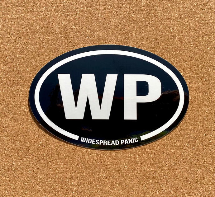 WP WSP Sticker ~ 5X3”~ Widespread Panic Car Grade Stickers UV Weatherproof WSMFP