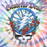 Load image into Gallery viewer, Grateful Dead T-Shirt - Steal Your Face Wheel Tie Dye - GDP Graphics Liquid Blue T Shirt
