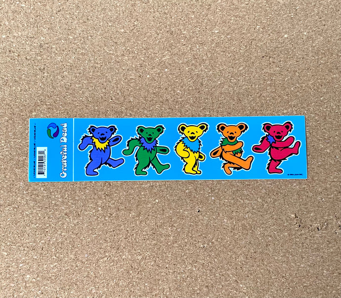 Grateful Dead Mini Sticker - Dancing Bears - Marching Bears Sticker