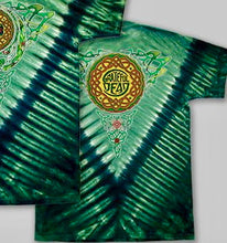 Load image into Gallery viewer, Grateful Dead T-Shirt - Celtic Steal Your Face Tie Dye - GDP Prints - T shirt Green Shamrock
