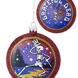 Grateful Dead Tree Ornaments ~ Dancing Skeletons ~3 1/2